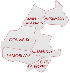 Résultats par ville des élections cantonales 2011 – Oise (60) – Picardie, Canton de Chantilly