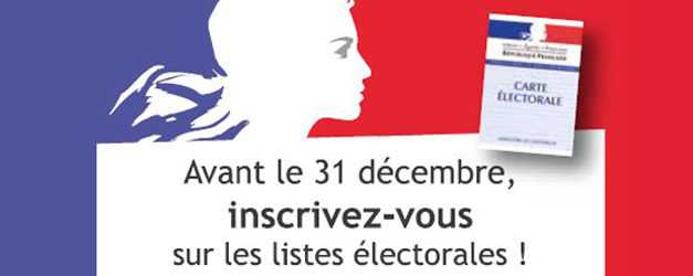 Inscriptions sur les listes électorales