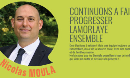 Le Bon Sens pour Lamorlaye avec Nicolas MOULA